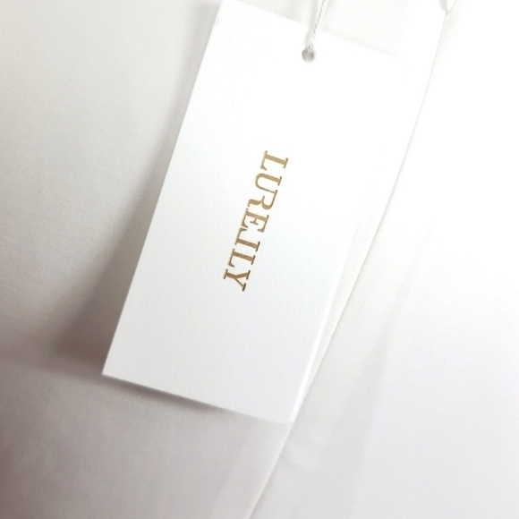 LurellyLinda Plunging High-Slit Faux Wrap Evening Gown New with Tags - Picture 5 of 12